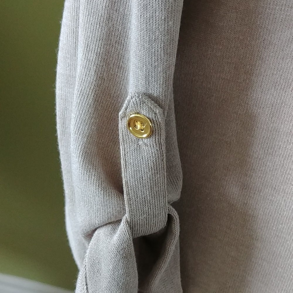 Like New beige color top, size L "JONES NEW YORK" - Picture 4 of 7